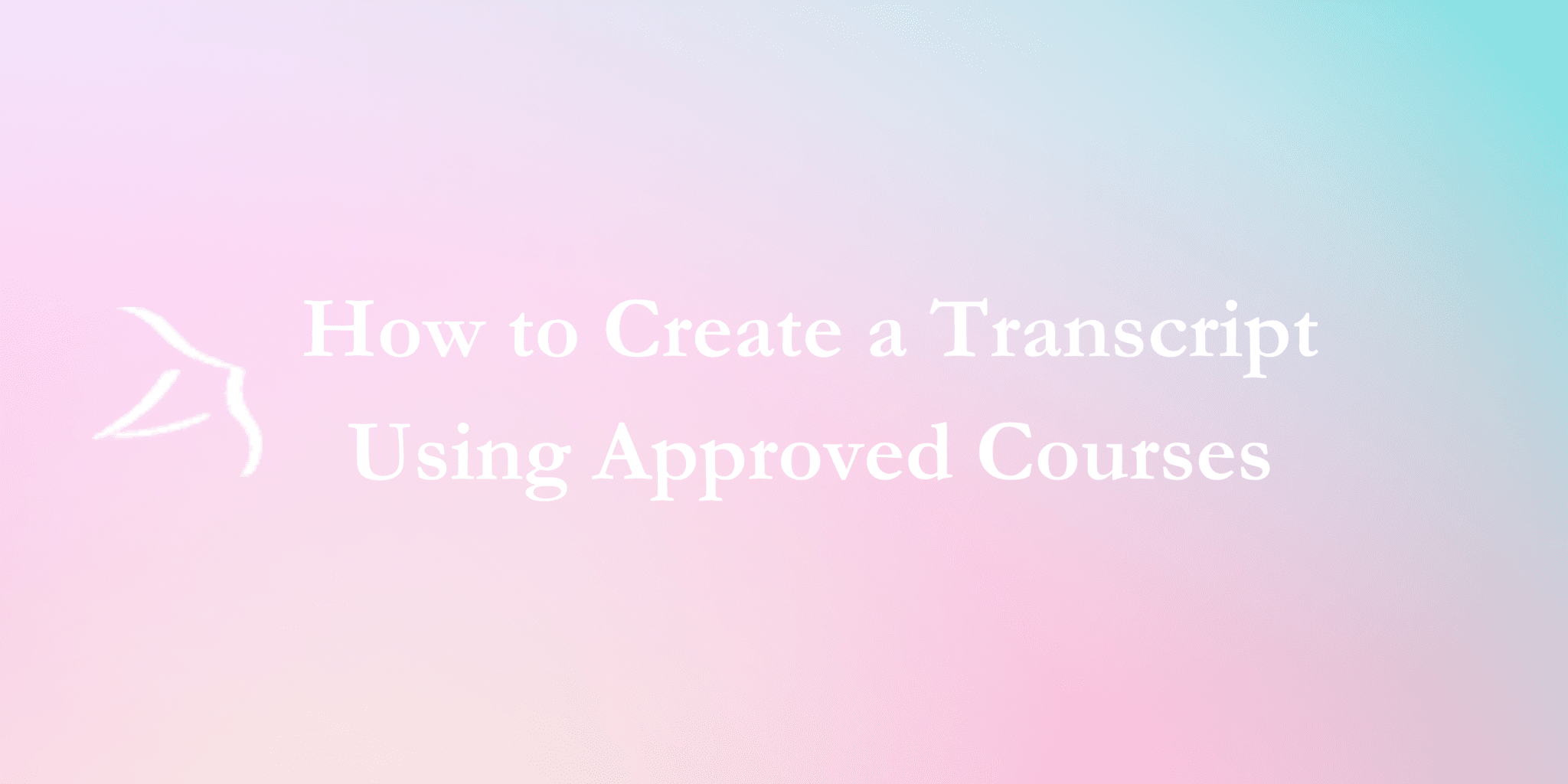 how to create a transcript – West River Academy