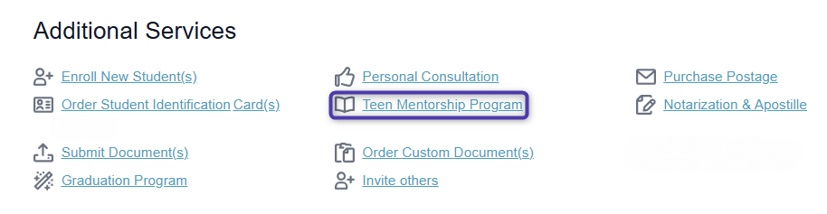 Teen Mentorship Portal Services Teen Mentorship Portal Services